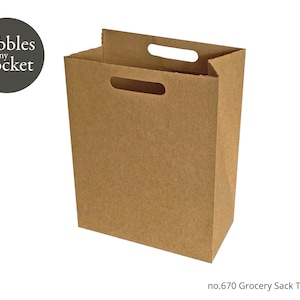 no.670 Grocery Sack Digital Download SVG & Pdf