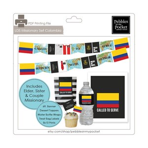 LDS Missionen Set Kolumbien Digital Download Pdf Printables