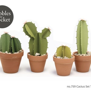 no.759 Cactus Set Digital Download SVG & Pdf