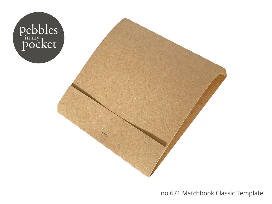 No.671 Matchbook Classic Digital Download SVG and picture image