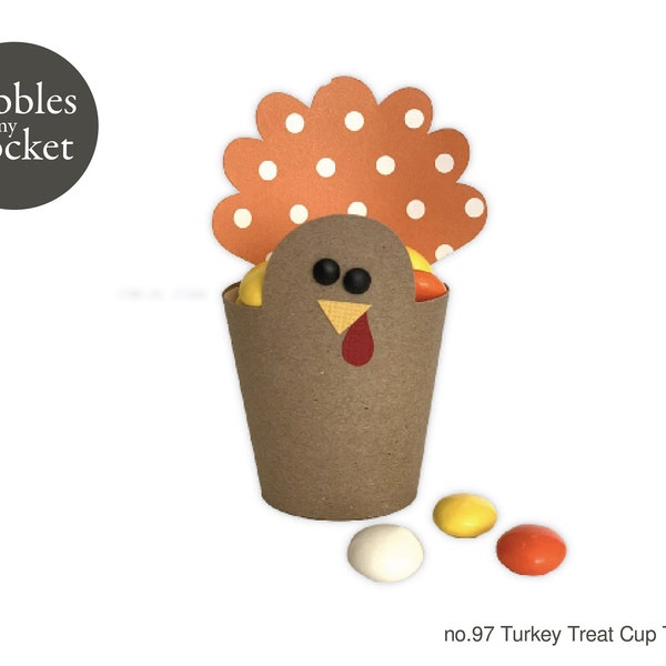 no.97 Turkey Treat Cup  Digital Download SVG & Pdf