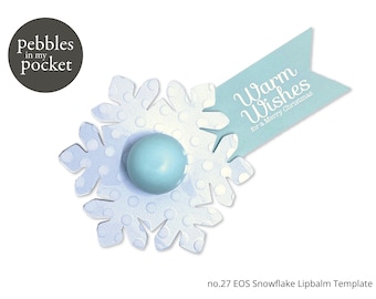 no.27 EOS Snowflake Lipbalm Digital Download SVG & Pdf