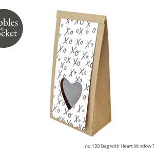 No.130 Tasche mit Herz Cut Out Tag Digital Download SVG & Pdf