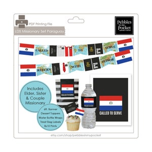 LDS Missionary Set Paraguay Digital Download Pdf Printables