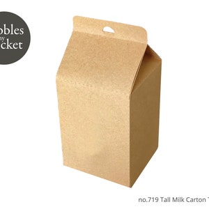 no.719 Tall Milk Carton Digital Download SVG & Pdf