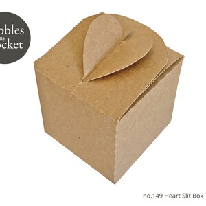 no.149 Heart Slit Box Digital Download SVG & Pdf