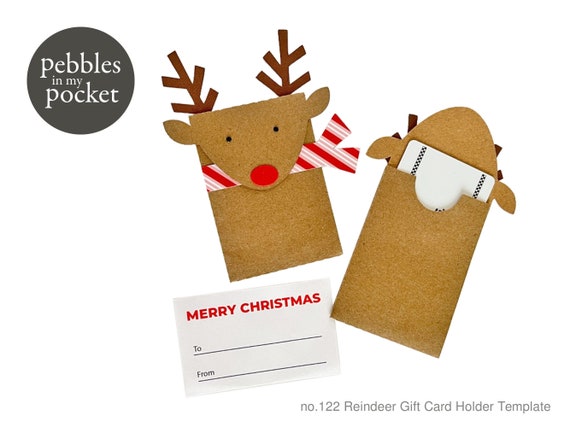  Carte cadeau  - Imprimer - Renne & Boules de Noël:  Gift Cards