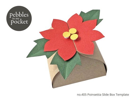 No.405 Weihnachtsstern Schiebebox Digital Download SVG & Pdf - Etsy.de