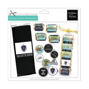 Missionary Candy Set Massachusetts Digital Download Print/Cut SVG & Pdf