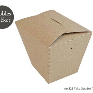 no.825 Take Out Box Digital Download SVG & Pdf