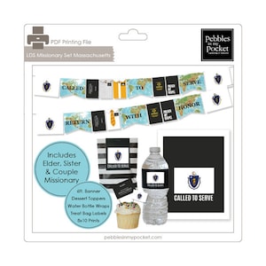 LDS Missionary Set Massachusetts Digital Download Pdf Printables