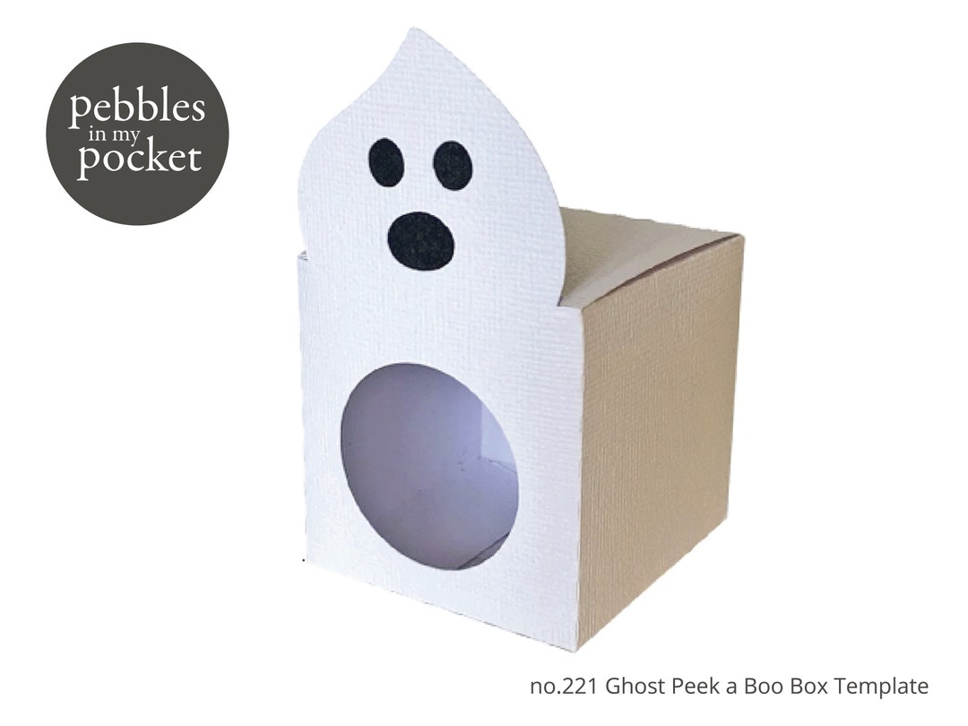 No.221 Ghost Peek a Boo Box Digital Download SVG &amp; Pdf - Etsy