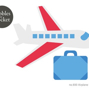 no.930 Airplane Digital Download SVG & Pdf