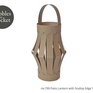 no.790 Patio Lantern with Scallop Edge Digital Download SVG & Pdf