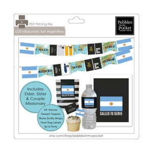 LDS Missiony Set Argentinien Digital Download Printables