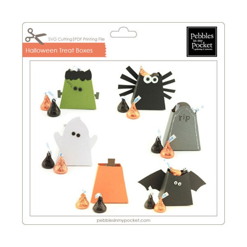 Download Halloween Treat Boxes SVG & Pdf | Etsy