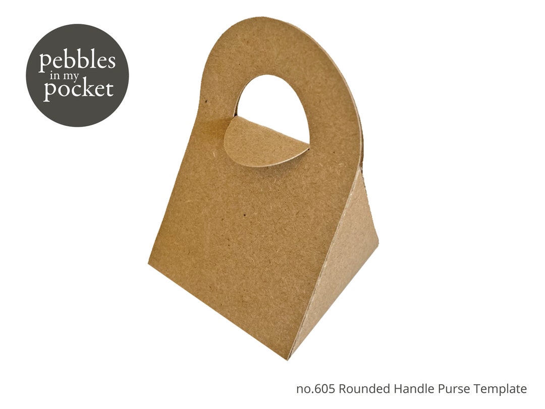 Card Model Rounded Handle No.605 Rounded Handle Purse Digital Download SVG & Pdf - Etsy