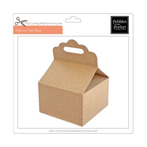 Fancy Top Box Digital Download SVG & Pdf