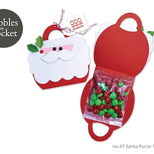 no.47 Santa Purse Digital Download SVG & Pdf