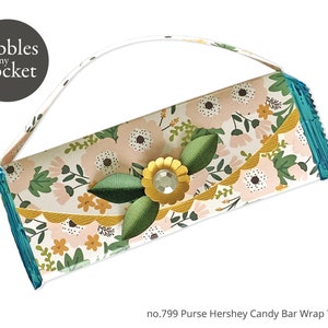 no.799 Candy Bar Purse Digital Download SVG & Pdf