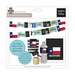 LDS Missionary Set Texas Digital Télécharger Pdf Imprimables