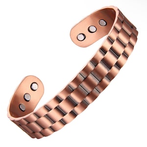 BUY 1 GET 1 FREE Luxury Copper Magnetic Bracelet Set | Woven Design | Arthritis Pain Relief | Gift for Him or Her