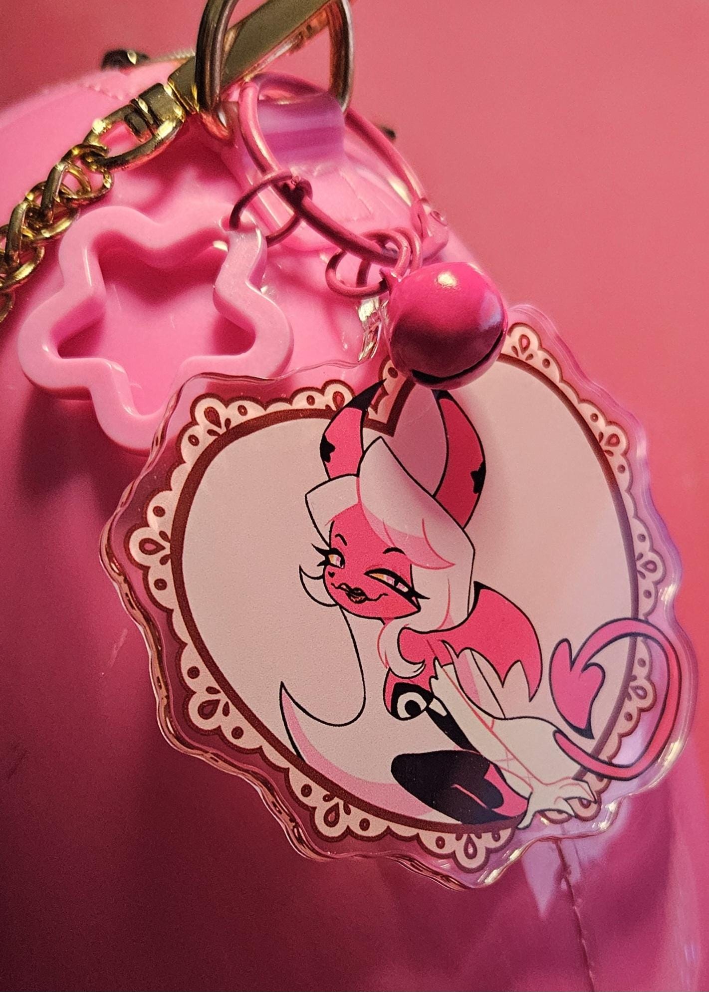 た*か様 Hazbin Hotel バレンタイン キーホルダーセット Hazbin Hotel Alastor Valentine's Keychain | Hazbin Hotel