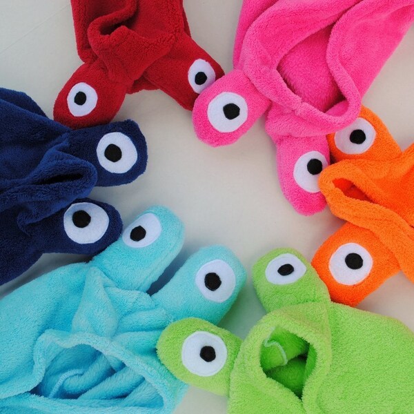 Organic Octopus Poncho. Choose Your Color