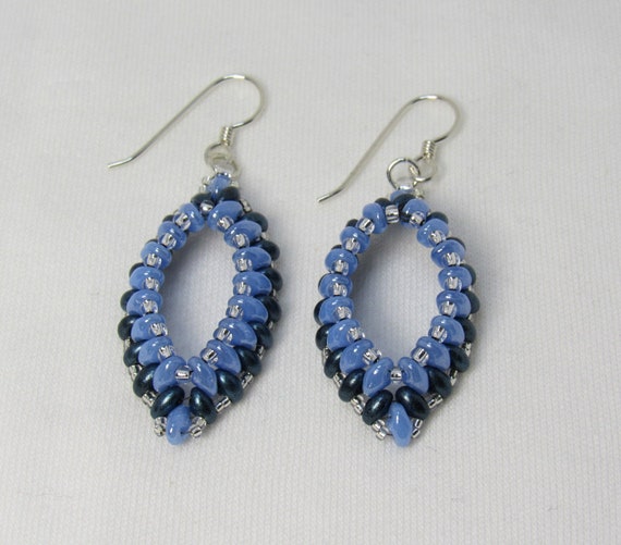 Light Blue & Dark Blue Earrings SKU: ER03