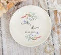 Custom Wildflower Ring Dish, Personalised Floral Trinket Dish, Wedding Gift, Engagement Gift, Dainty Jewelry Dish, Gift for Her, Ring Holder product logo