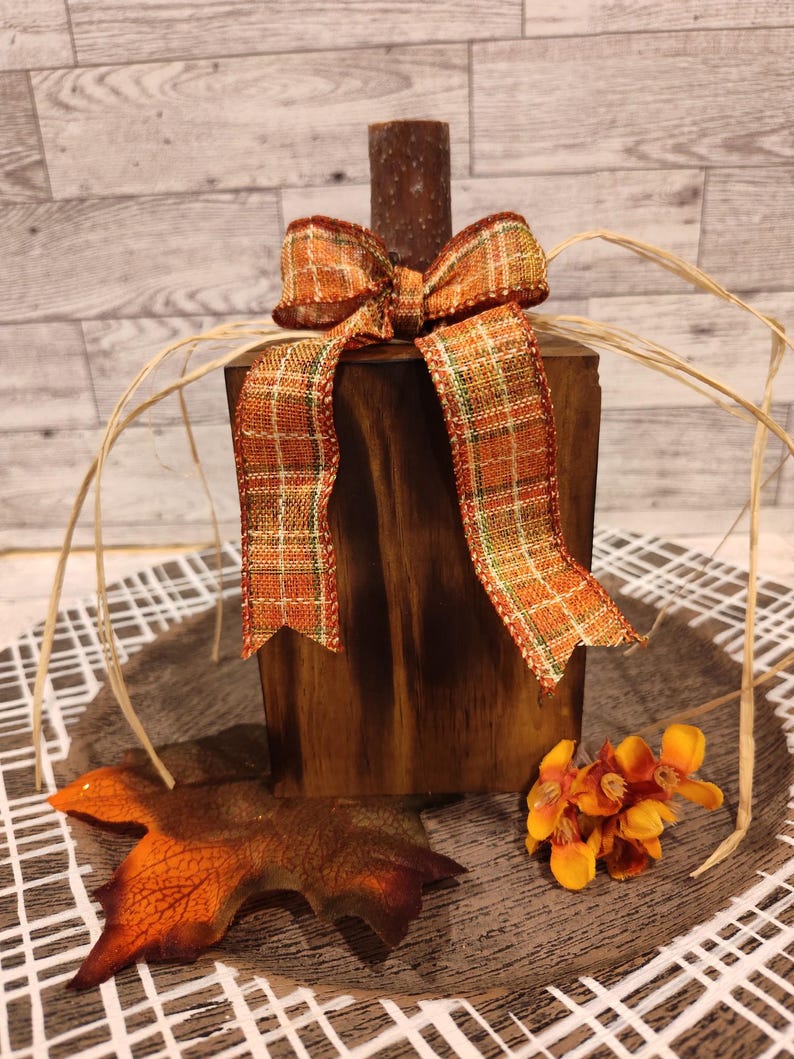 Rustic Wooden Pumpkins, Fall Decor, Pumpkin Set, Handcrafted Pumpkins ...