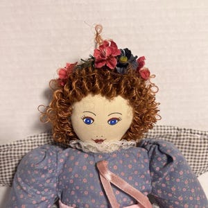 Bolsa de compras para muñeca Angel Bag Lady, estilo vintage de 1997, 19 pulgadas de largo. imagen 2