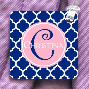Personalized Luggage Tag Monogram Luggage Tag Custom Luggage Tag Monogrammed Luggage Tag Personalized Gift Monogram Teacher Gift Bag Tag