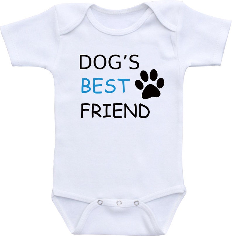 Dog's Best Friend Onesie® Gerber Onesie® Bodysuit Cute Etsy
