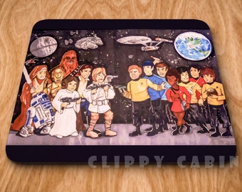 Spaceship Mouse Pad Galaxy Mousepad Stars Mousepad Sci-fi Mousepad Space Ship Mouse Pad Galaxy Mouse Pad Light Saber Mouse Pad