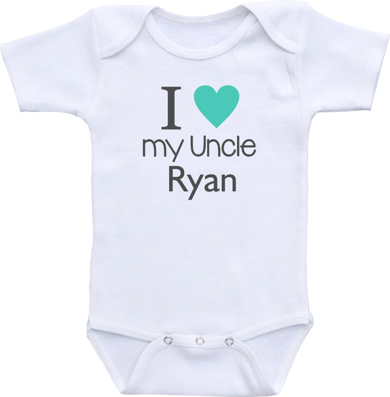 i love my uncle onesie