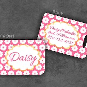 Personalized Luggage Tag Personalized Gift Monogram Gift Travel Gift Custom Luggage Tag sports bag tag diaper bag tag Girl bag tag Baby gift