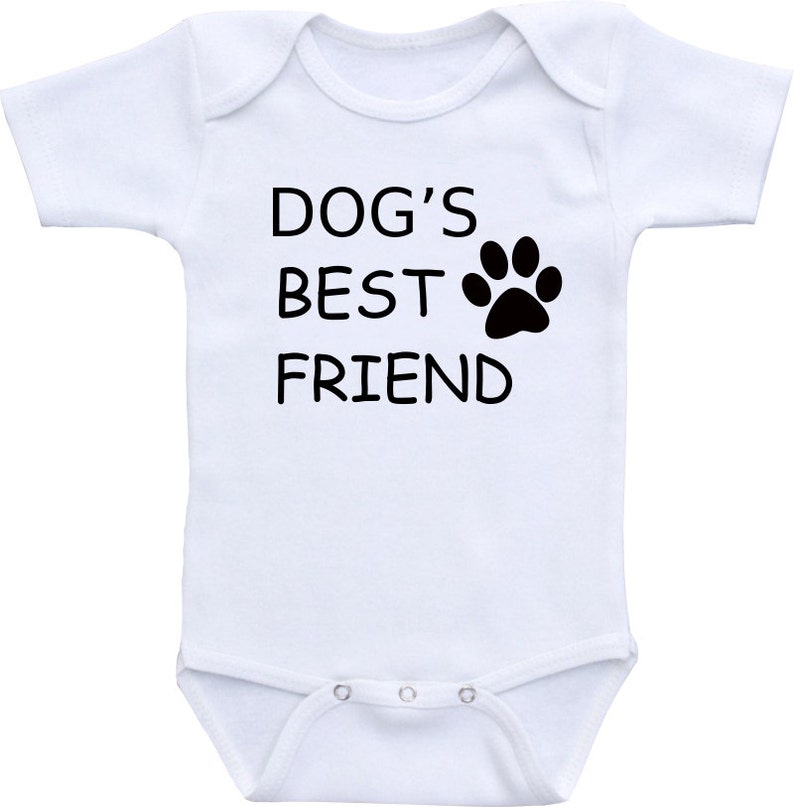 Dog's Best Friend Onesie® Gerber Onesie® Bodysuit Cute Etsy