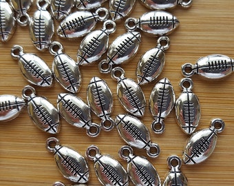 Football Charms Antique Silver (12)