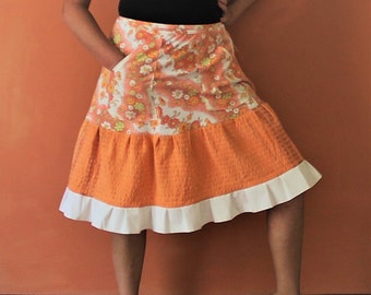 Wrap Skirt - handmade, one size fits most (small to large)