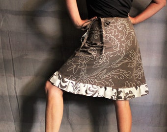 Wrap Skirt - handmade, one size fits most (small to large)