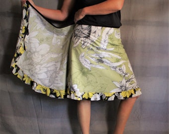 Wrap Skirt - handmade, great gift idea, one size fits most (small to large)