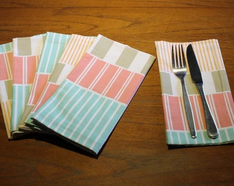 Cloth Napkins (set of 6) reusable, Great Gift Idea, free shipping within Australia