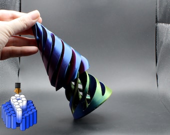 Mega Twist Fidget – drukowany w 3D sensoryczny gadżet na biurko, sensoryczna dekoracja biurka, prezent dla osób z ADHD