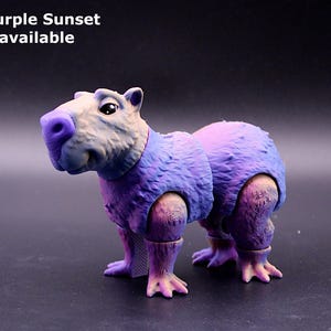 Carpincho degradado: edición limitada, impreso en 3D con combinaciones de colores únicas