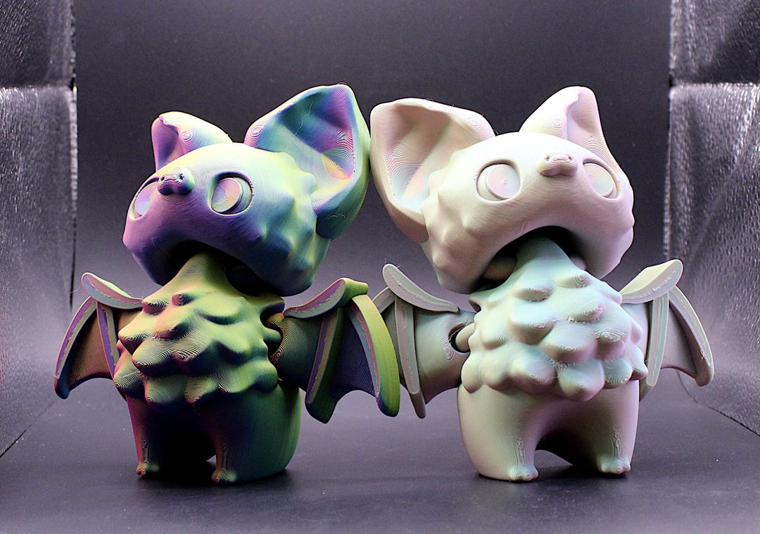 Articulated Bat Pixie – 3D Printed Gothic Fantasy Desk Companion ...