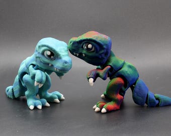 Przegubowy, malutki T-Rex – kolekcjonerski dinozaur drukowany w 3D dla miłośników dinozaurów