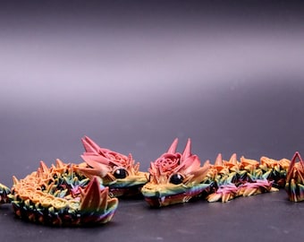 ピンクローズドラゴン - Etsy 日本
