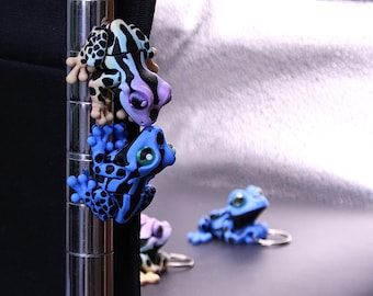 Magnetic Mini Tree Frog – 3D Printed Colorful Figurine for Desk or Locker Decor