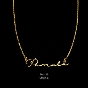 925 Sterling Silber personalisierte Namenskette, individuelles Geschenk für Brautjungfern, Massivsilber winziger Namenskette, einzigartiger personalisierter Schmuck